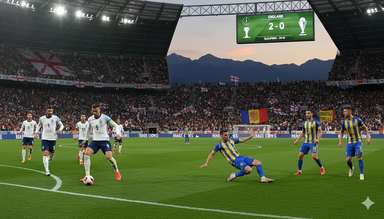 England National Football Team vs Andorra National Football Team Standings